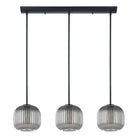 Eglo Canada - 99372A - Three Light Linear Pendant - Mantunalle 1 - Black
