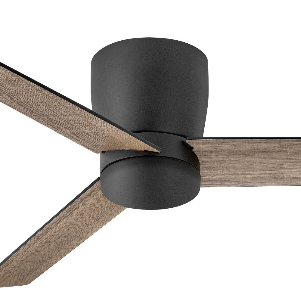 Plafonnier LED Ari Hinkley Lighting 910852FMB-LDA Ventilateur  en noir mat