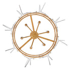 Fredrick Ramond FR41924DA Seraphina Drum Chandelier in Distressed Brass