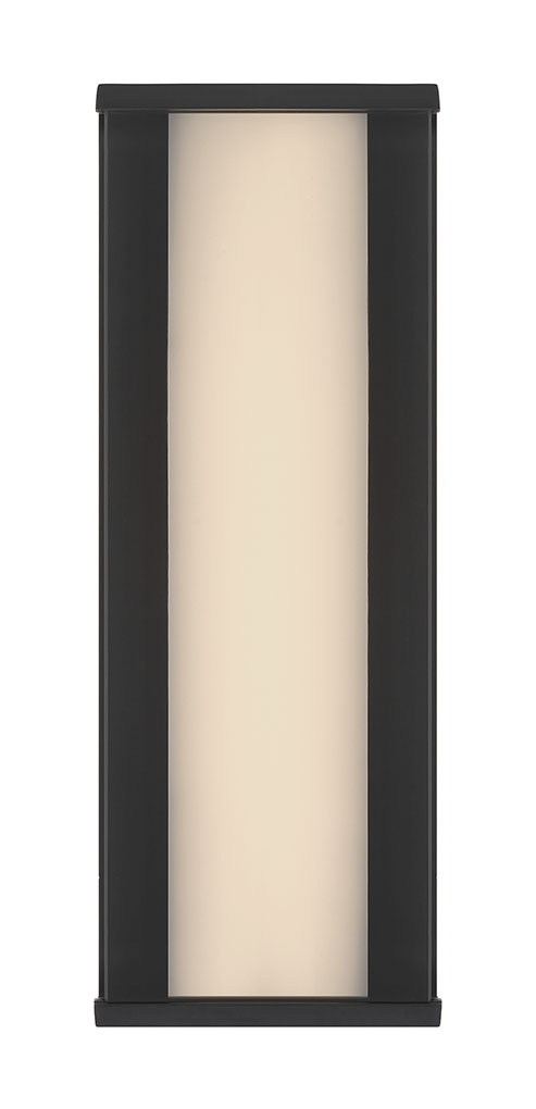 Eurofase 50111-015 Dulton LED Outdoor Wall Sconce in Matte Black