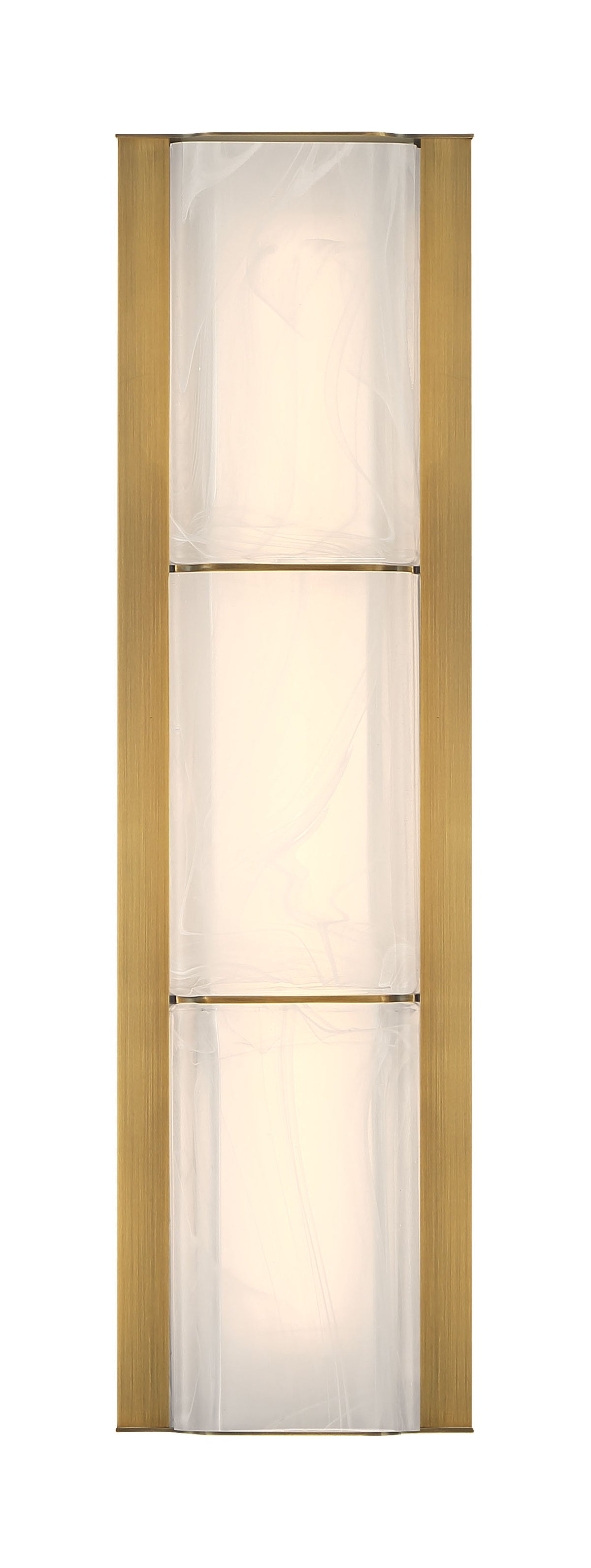 Eurofase 50174-010 Gibraltar LED Vanity in Antique Brass