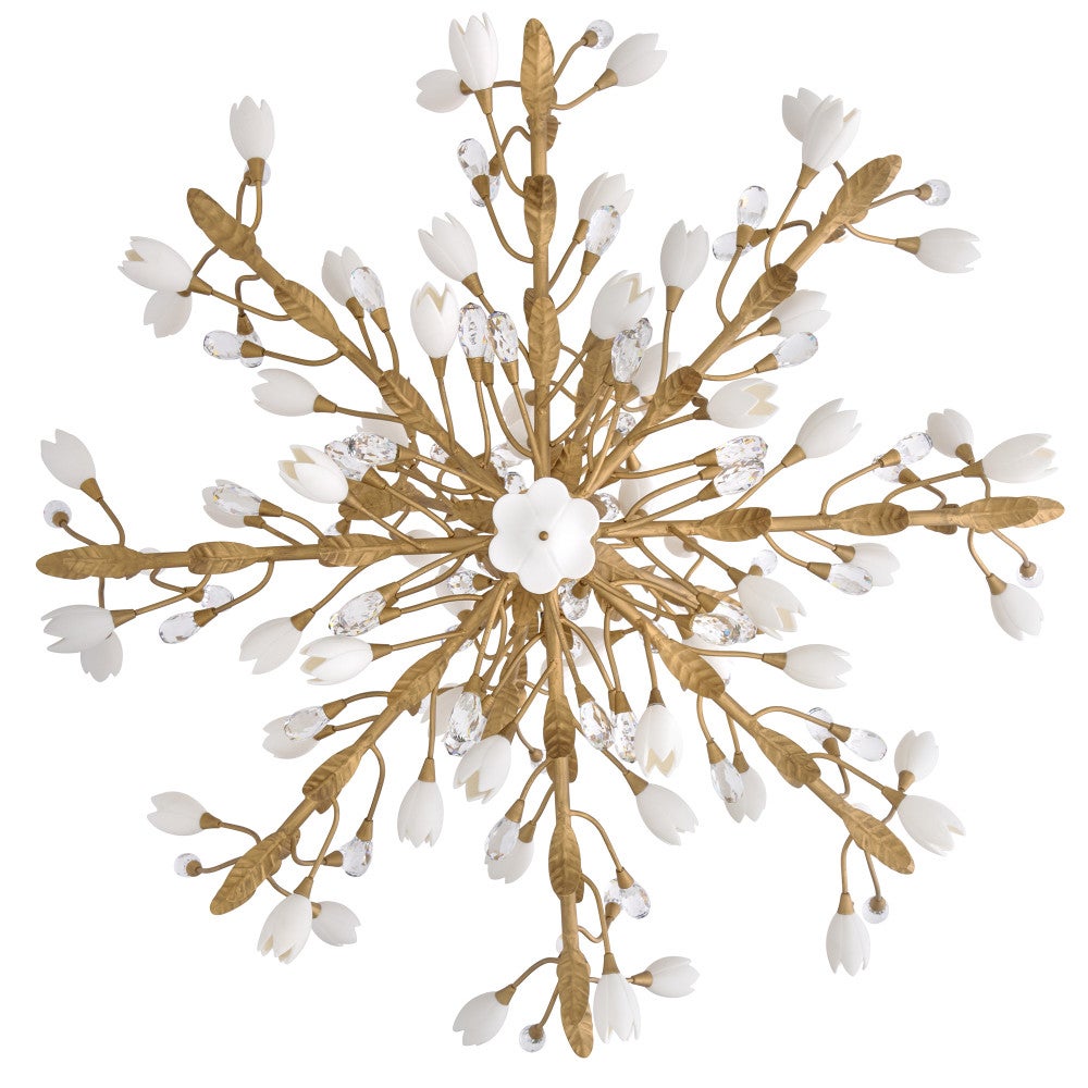 Fredrick Ramond FR32206BNG Yvette Chandelier in Burnished Gold