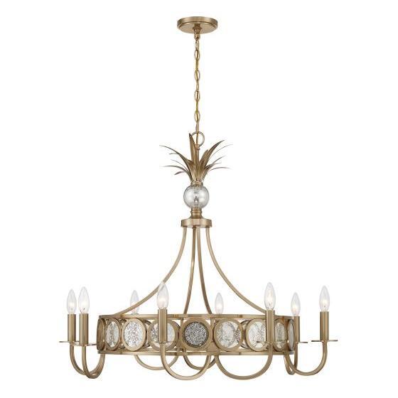 Savoy House - 1-1205-8-127 - Eight Light Chandelier - Hearst - Noble Brass