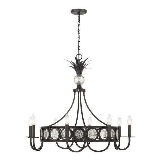 Savoy House - 1-1205-8-188 - Eight Light Chandelier - Hearst - Black Tourmaline