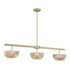 Savoy House 1-1250-3-127 Hubbard LED Linear Chandelier in Noble Brass
