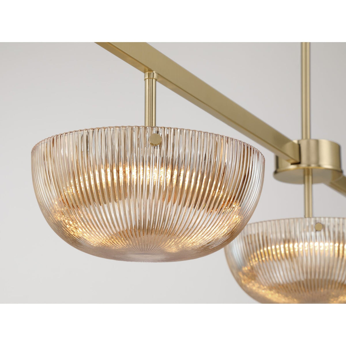 Savoy House 1-1250-3-127 Hubbard LED Linear Chandelier in Noble Brass
