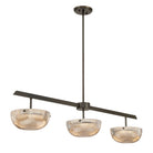 Savoy House 1-1250-3-15 Hubbard LED Linear Chandelier in Mediterranean Bronze