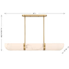 Savoy House 1-1450-4-322 Chalfont Chandelier in Warm Brass