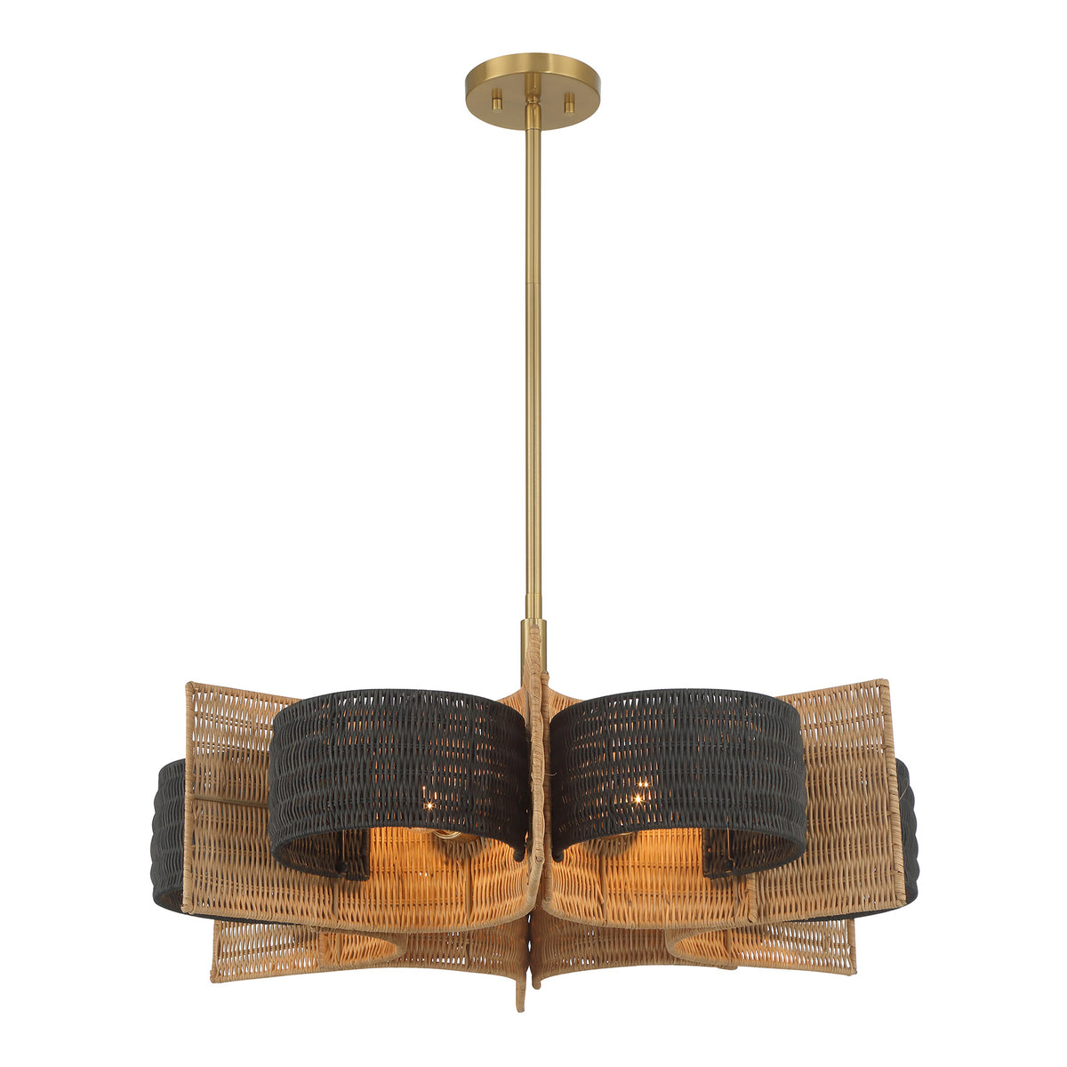 Savoy House 1-1466-6-322 Espacio Chandelier in Warm Brass