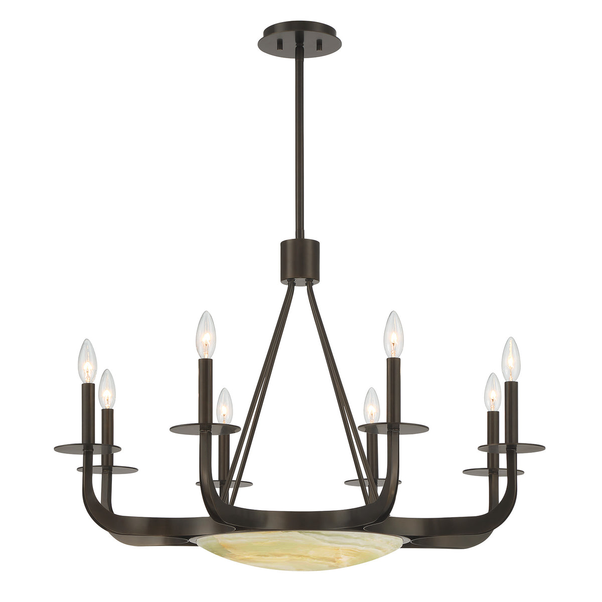 Savoy House 1-1487-9-15 Salford Chandelier in Mediterranean Bronze