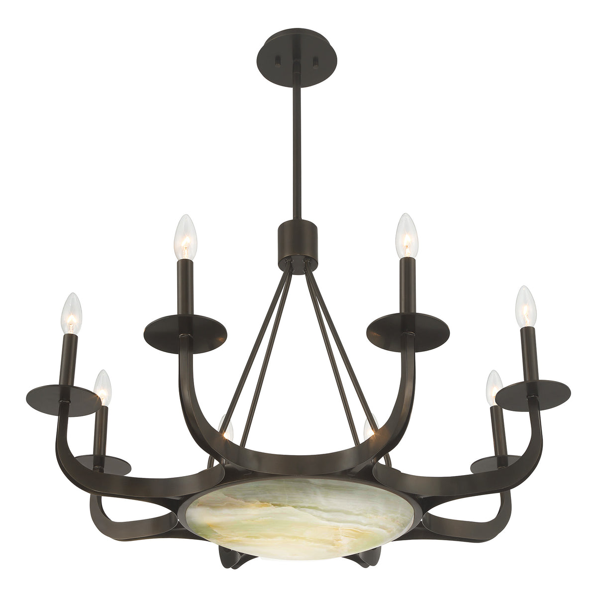 Savoy House 1-1487-9-15 Salford Chandelier in Mediterranean Bronze