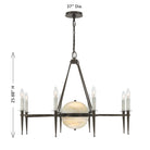Savoy House 1-1488-10-15 Sanger Chandelier in Mediterranean Bronze