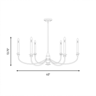 Savoy House 1-1500-6-89 Coventry Chandelier in Matte Black