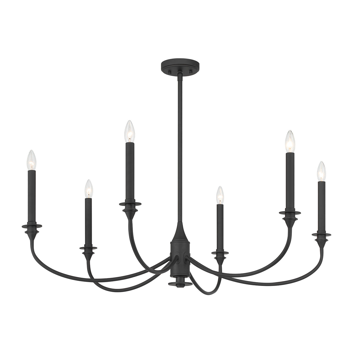 Savoy House 1-1500-6-89 Coventry Chandelier in Matte Black