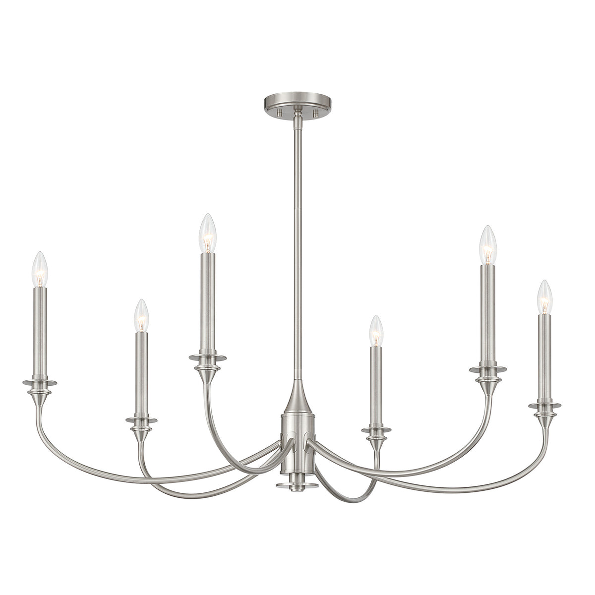 Savoy House 1-1500-6-SN Coventry Chandelier in Satin Nickel