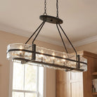 Savoy House 1-1852-10-89 Hudson Oval Suspendu en noir mat