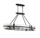 Savoy House 1-1852-10-89 Hudson Oval Suspendu en noir mat