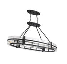 Savoy House 1-1852-10-89 Hudson Oval Suspendu en noir mat