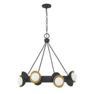 Savoy House 1-2411-8-343 Pierson Chandelier in Black Cashmere and True Gold