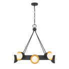 Savoy House 1-2411-8-343 Pierson Chandelier in Black Cashmere and True Gold