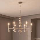 Savoy House 1-2511-6-127 Crescent Chandelier in Noble Brass