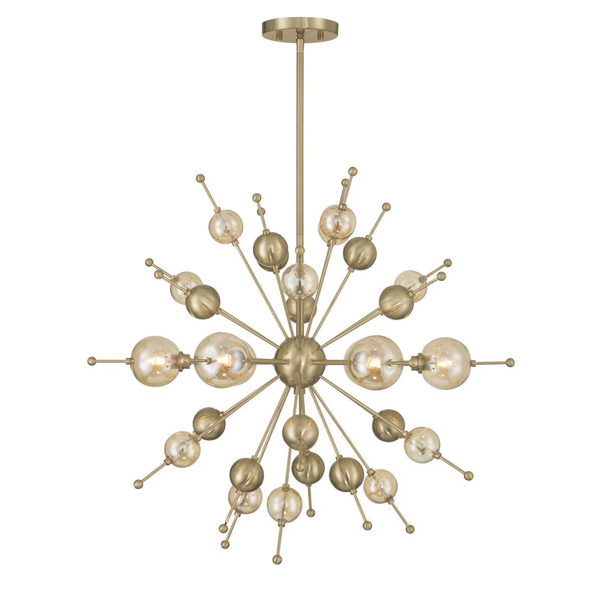 Savoy House 1-2514-6-127 Crescent Chandelier in Noble Brass