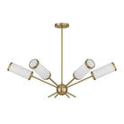 Savoy House 1-3198-6-322 Denison Chandelier in Warm Brass