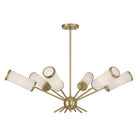 Savoy House 1-3198-6-322 Denison Chandelier in Warm Brass