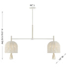 Maison Savoy 1-3403-6-341 Lunara Suspendu en coton