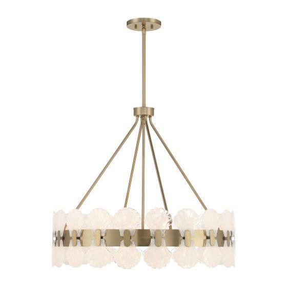 Savoy House - 1-3605-6-127 - Six Light Chandelier - Bancroft - Noble Brass