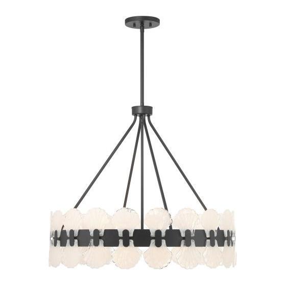 Savoy House - 1-3605-6-89 - Six Light Chandelier - Bancroft - Matte Black