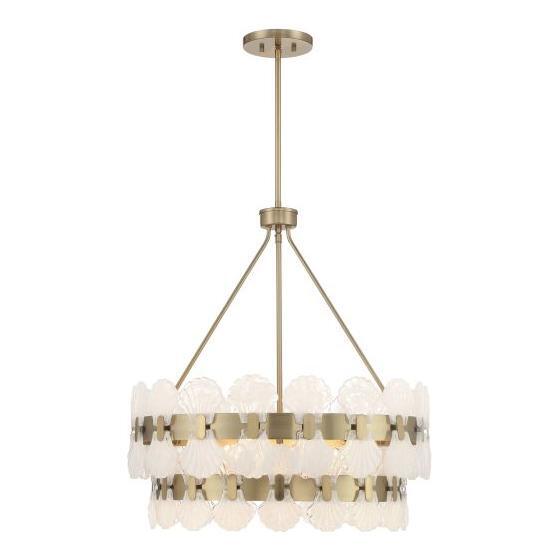 Savoy House - 1-3606-5-127 - Five Light Chandelier - Bancroft - Noble Brass