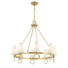 Savoy House 1-4702-8-322 Wilkes Chandelier in Warm Brass