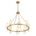 Savoy House 1-4702-8-322 Wilkes Chandelier in Warm Brass