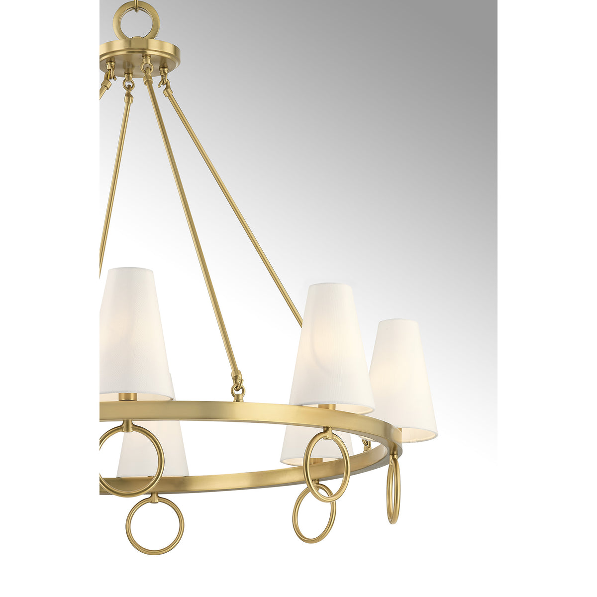 Savoy House 1-4702-8-322 Wilkes Chandelier in Warm Brass