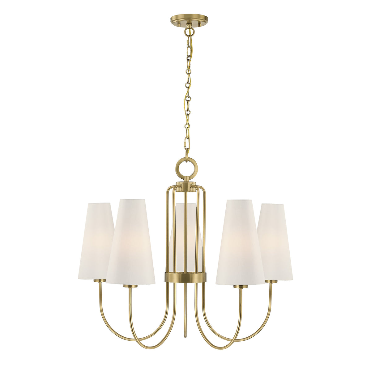 Savoy House 1-4703-5-322 Wilkes Chandelier in Warm Brass