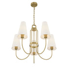 Savoy House 1-4703-5-322 Wilkes Chandelier in Warm Brass