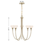 Savoy House 1-5082-5-127 Florena Suspendu en laiton noble