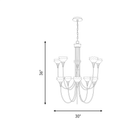 Savoy House 1-5083-10-127 Florena Suspendu en laiton noble