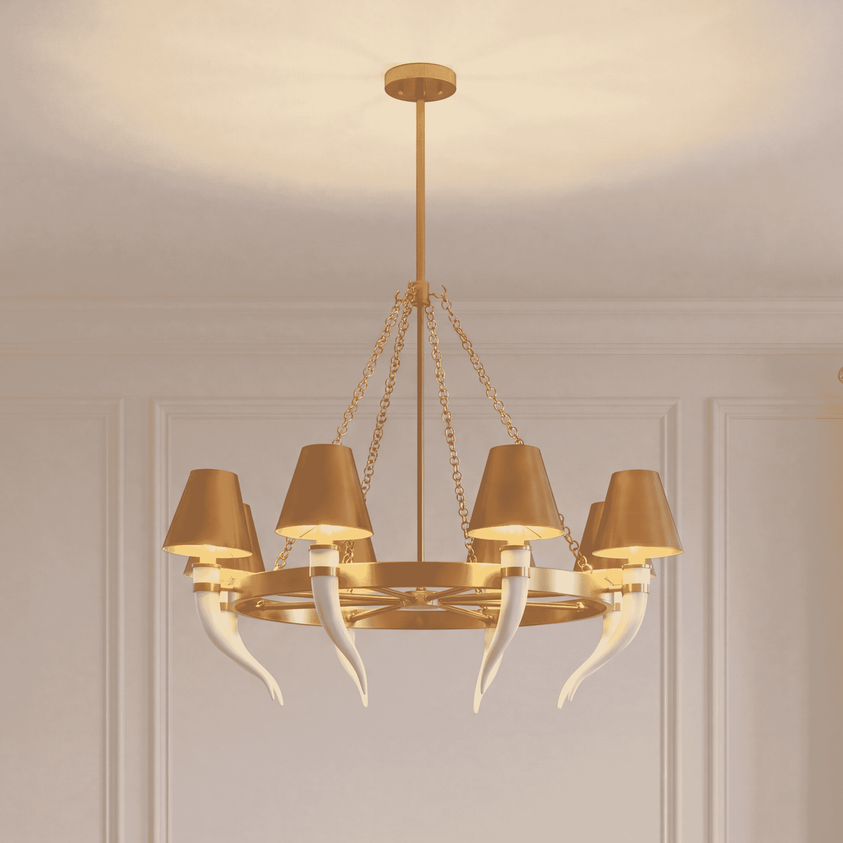 Savoy House 1-6306-8-322 Hearne Chandelier in Warm Brass