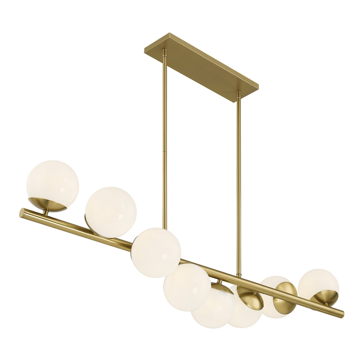 Savoy House 1-6524-8-322 Turin Linear Chandelier in Warm Brass