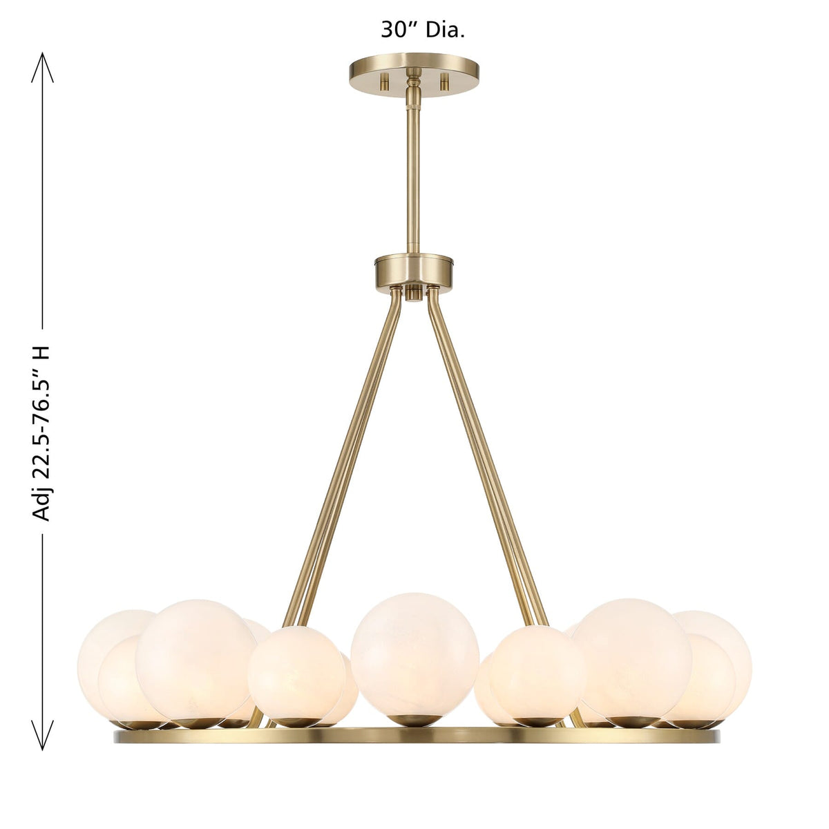 Savoy House 1-7999-16-127 Loudon Chandelier in Noble Brass