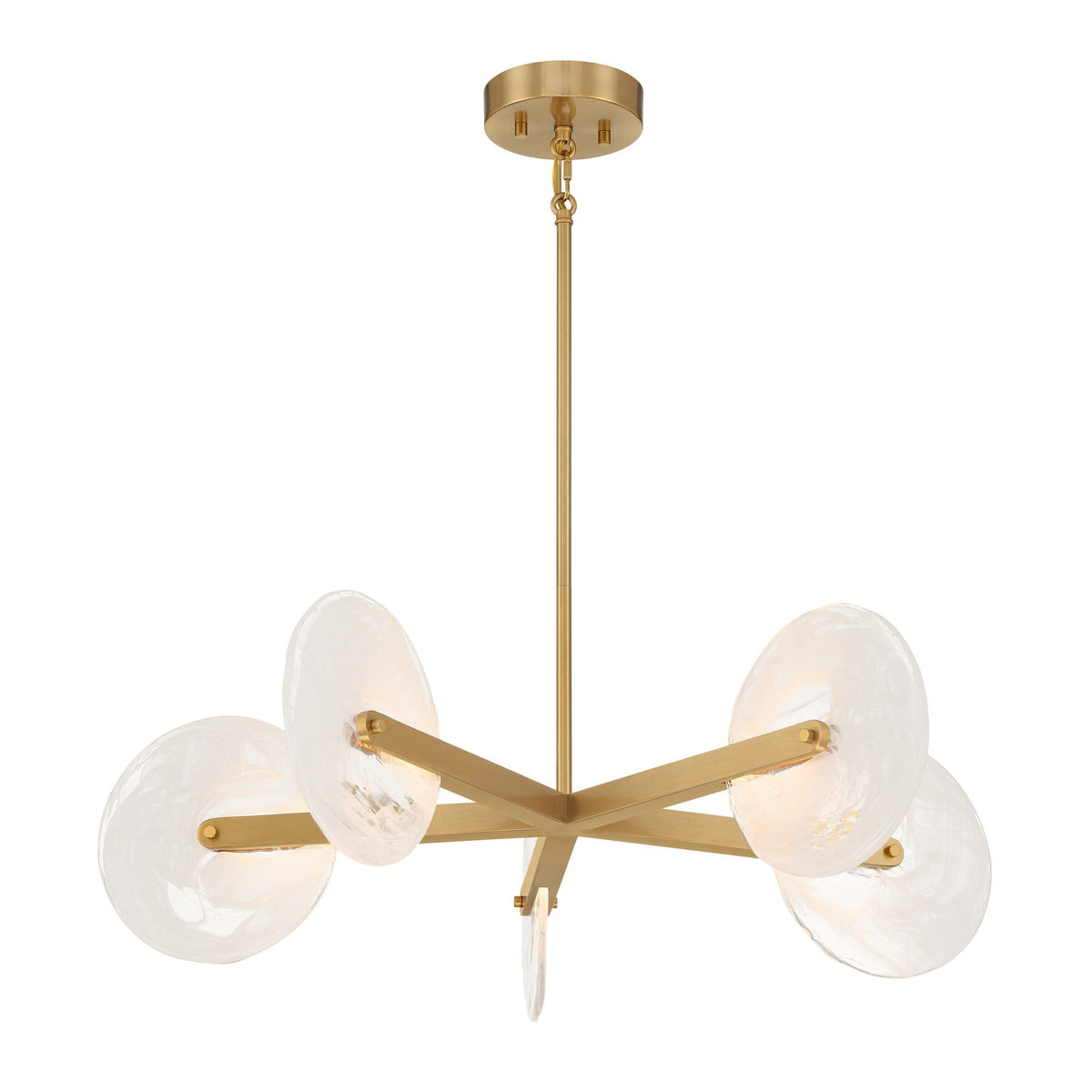 Savoy House 1-9305-5-322 Ainslie LED Chandelier in Warm Brass