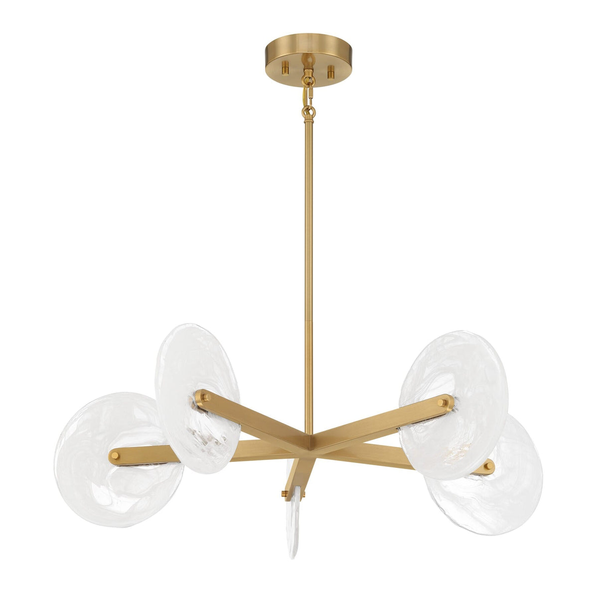 Savoy House 1-9305-5-322 Ainslie LED Chandelier in Warm Brass