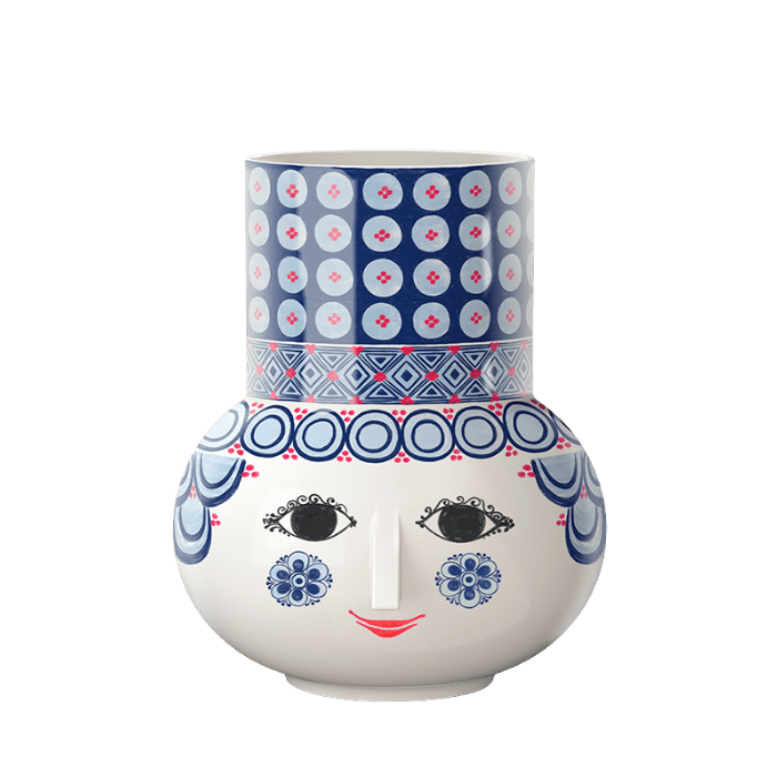 Bjørn Wiinblad 53111 Olga Vase in Blue
