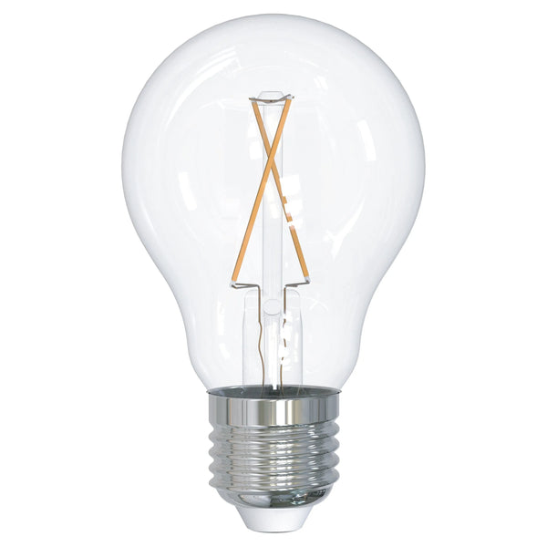 LED2A19/27K/FIL/3 2.5W DEL Filament A19 120V Medium E26 Culot 2700K Dimmable Transparent