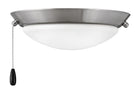 Hinkley Canada - 930001FBN - DEL Ventilateur  Kit d'éclairage - Kit d'éclairage grand format discret - Nickel brossé