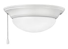 Hinkley Canada - 930003FAW - DEL Ventilateur  Kit d'éclairage - Kit d'éclairage compact et discret - Blanc électroménager