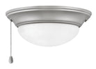 Hinkley Canada - 930003FBN - DEL Ventilateur  Kit d'éclairage - Kit d'éclairage compact et discret - Nickel brossé