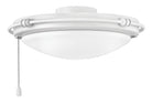 Hinkley Canada - 930004FCW - LED Ventilateur  Kit d'éclairage - Garniture de rail pour kit d'éclairage - Blanc craie